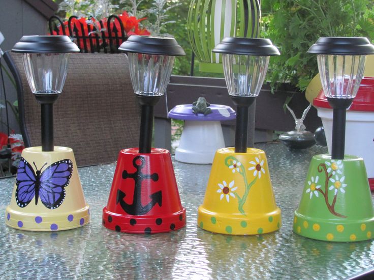 DIY FLOWER POT SOLAR LIGHTS2