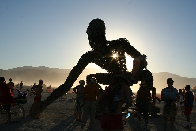 Burning Man Sculpture